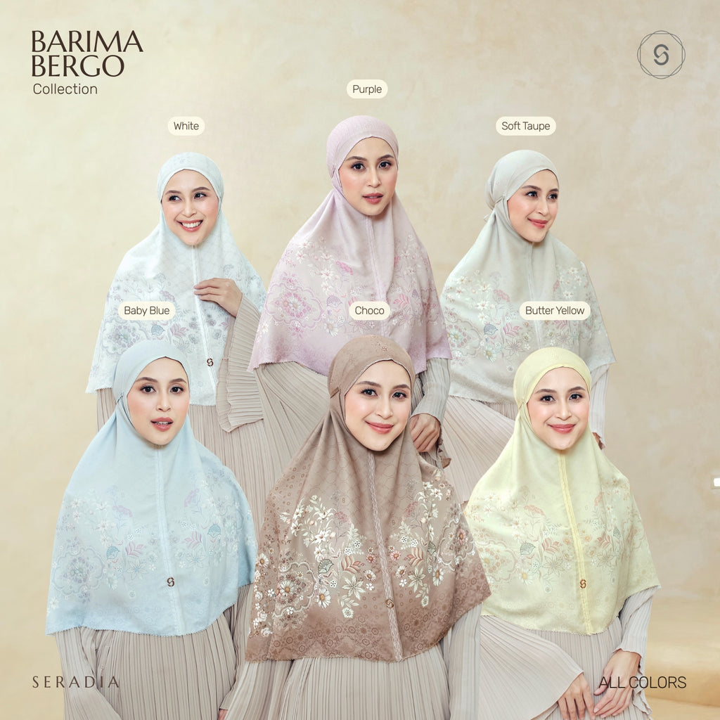 Seradia Hijab - Bergo Instant Motif Barima