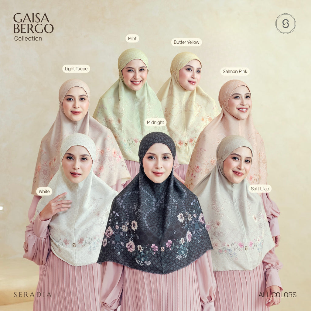 Seradia Hijab - Bergo Instant Motif Gaisa