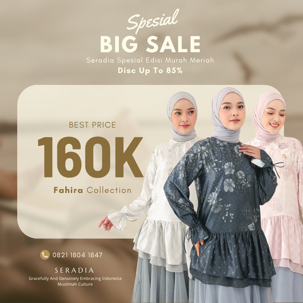 Seradia Fahira Blouse - Peach