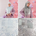 Seradia Hijab Segi Empat Blessed Monogram Hello Kitty Collection