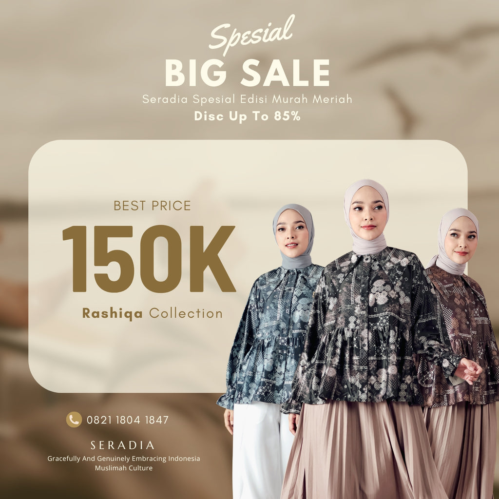 Seradia Rashiqa Blouse - Choco Raspberry
