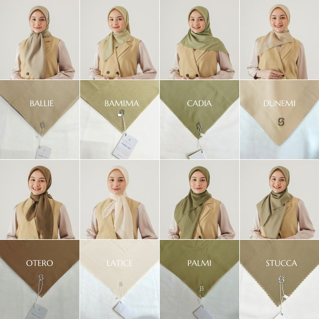 Seradia Hijab Segi Empat - Plainday Scarf 1