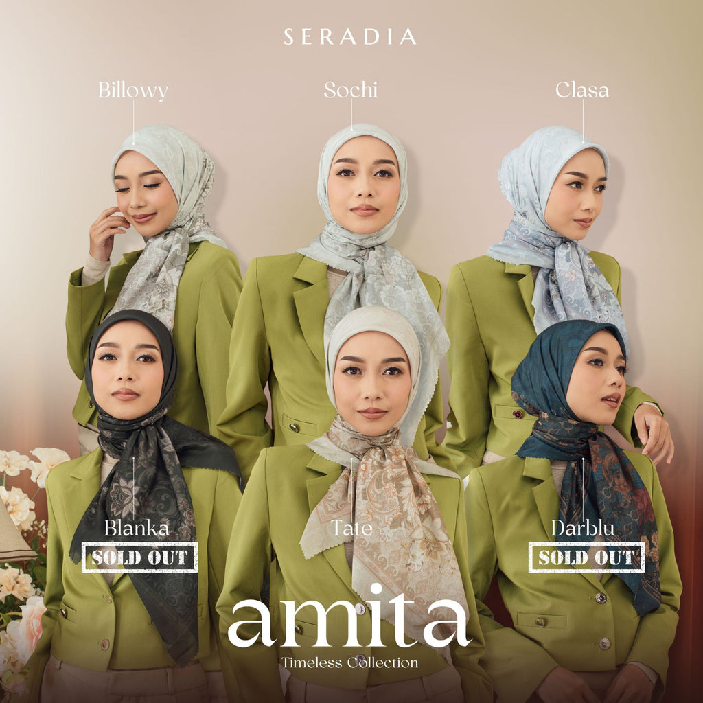 Seradia Hijab Segi Empat Amita