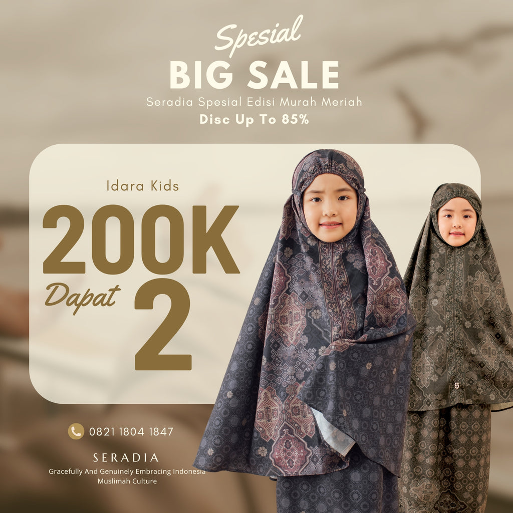 Mukena Idara Kid's - Seradia x Fitrop