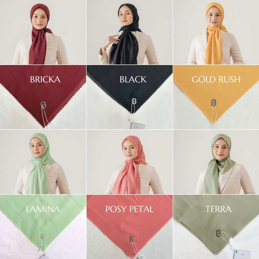 Seradia Hijab Segi Empat - Plainday Scarf 4