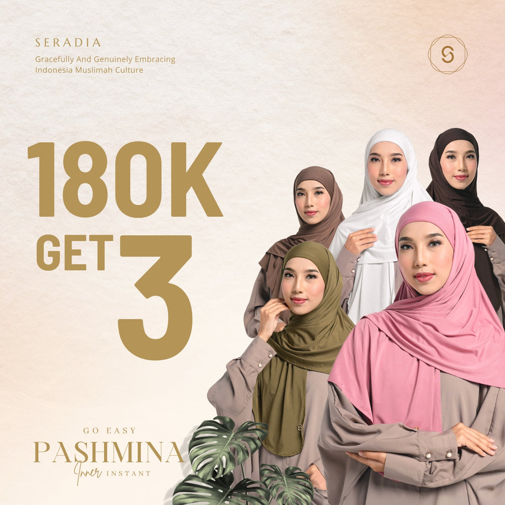 Seradia Hijab Go Easy Pashmina Inner Instant