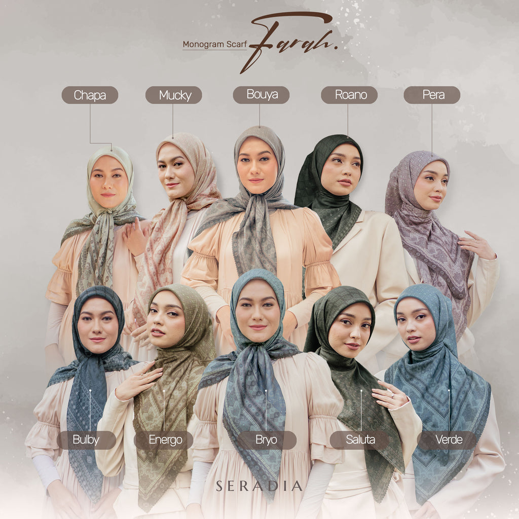 Seradia Hijab Segi Empat Farah Scarf