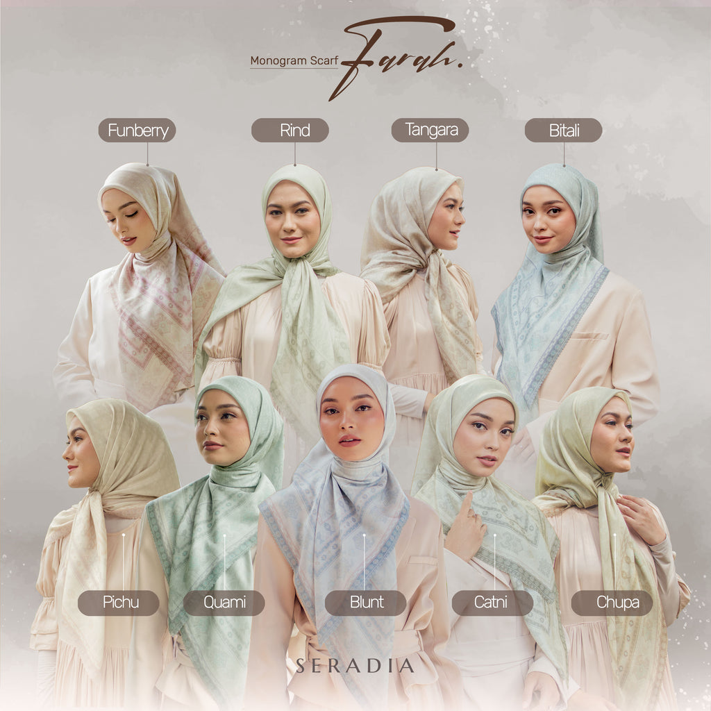 Seradia Hijab Segi Empat Farah Scarf