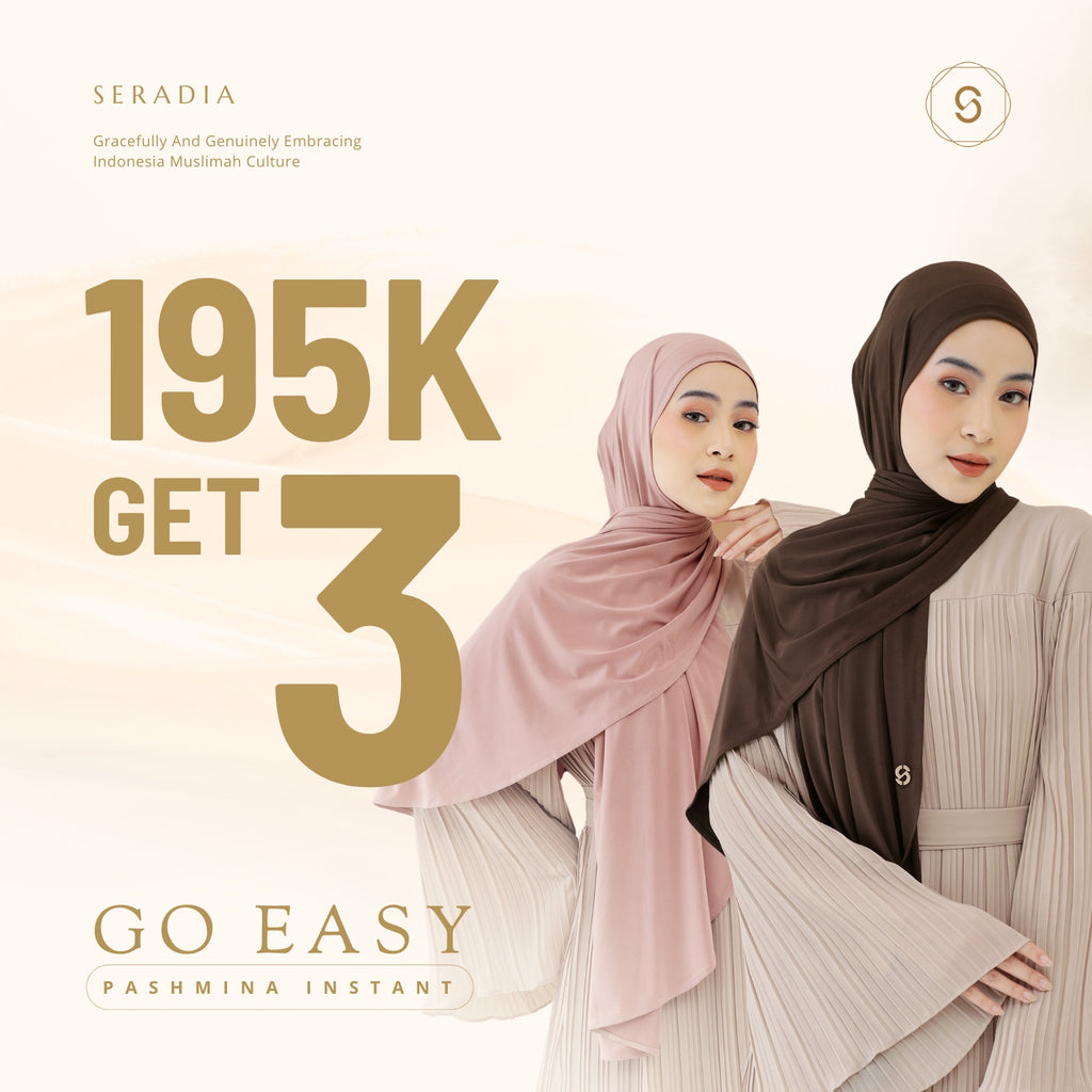 Seradia Hijab Go Easy Instant Pashmina