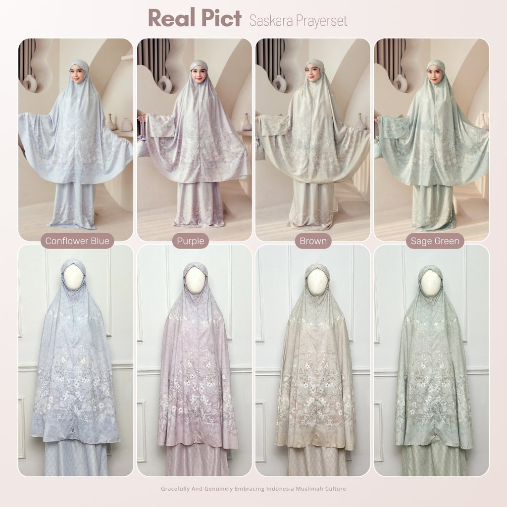Seradia Saskara Prayer Set 2in1 - Free Sajadah Mini