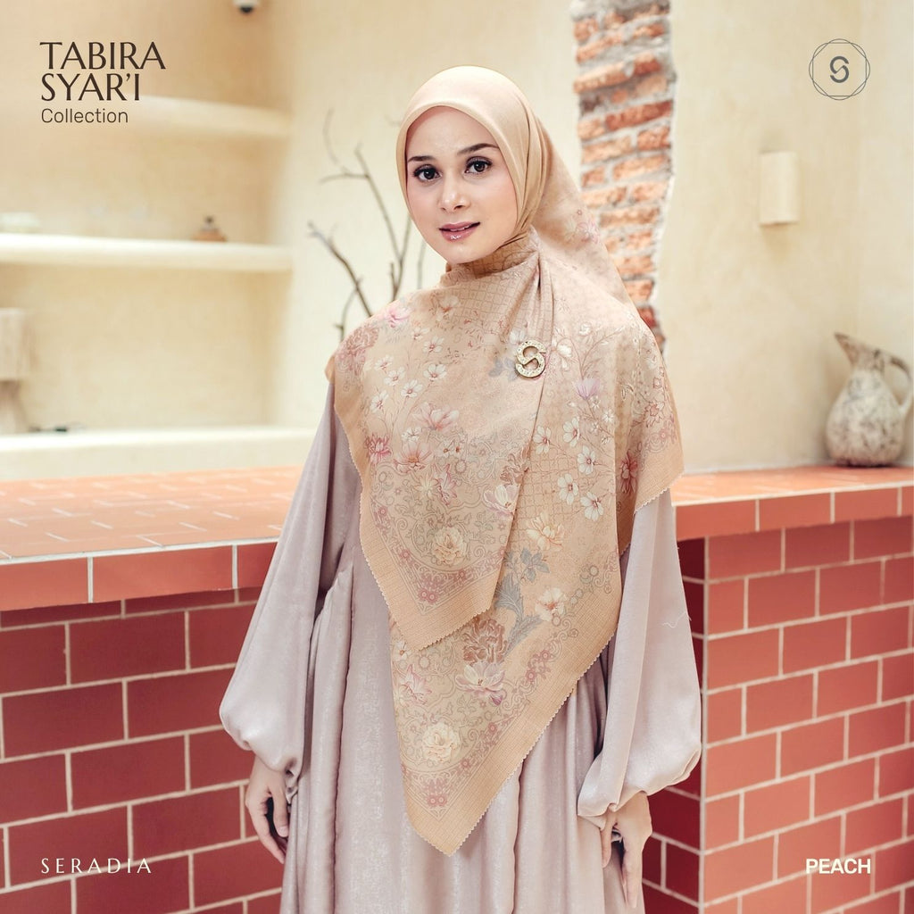 Seradia Hijab - Segi Empat Motif Tabira- Syar'i Collection