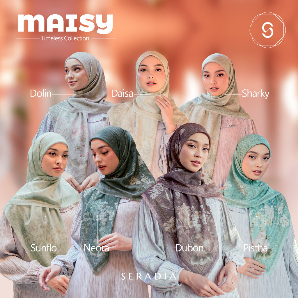 Seradia Hijab Segi Empat Maisy