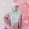 Seradia Hijab Segi Empat Blessed Monogram Hello Kitty Collection