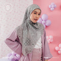 Seradia Hijab Segi Empat Blessed Monogram Hello Kitty Collection