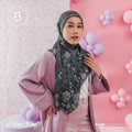 Seradia Hijab Segi Empat Blessed Monogram Hello Kitty Collection