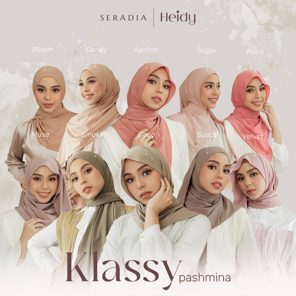 Seradia x Heidy Klassy Pashmina