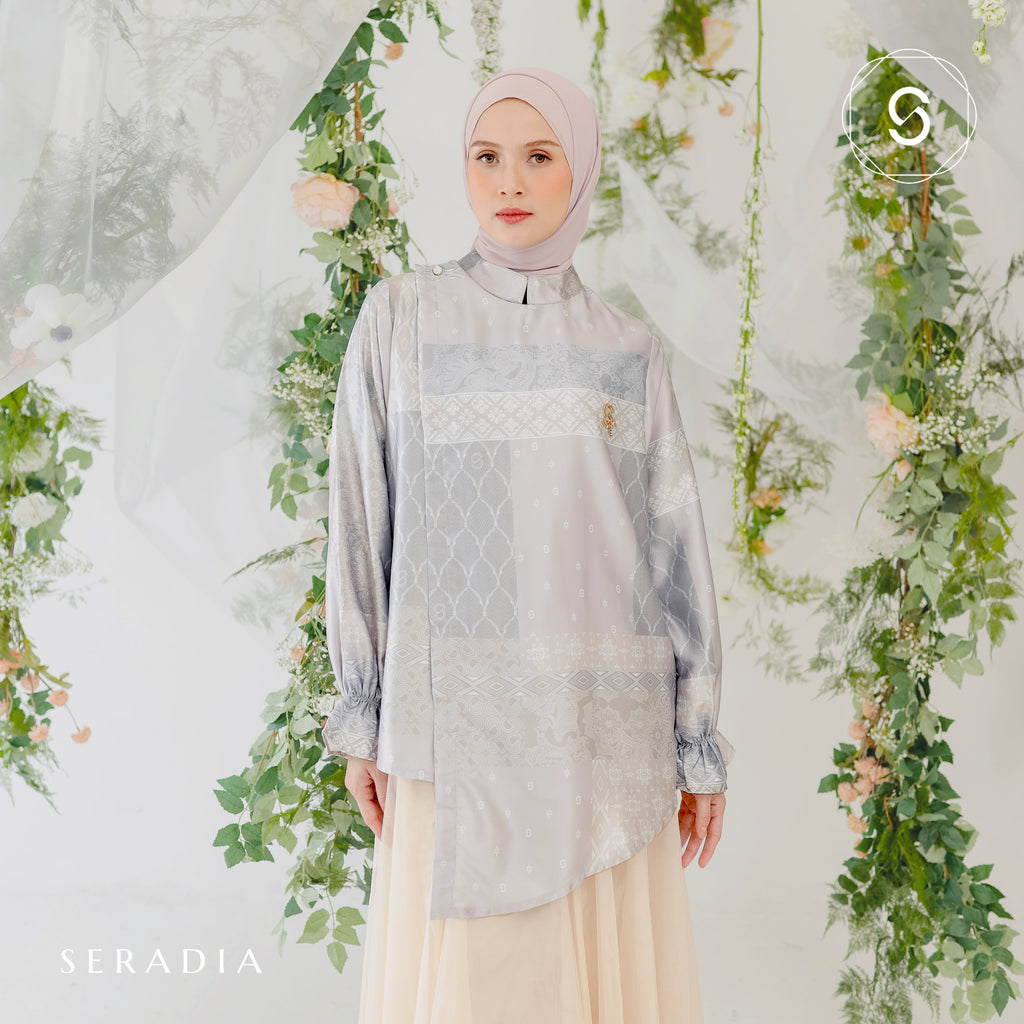 Seradia Adena Blouse - Ash Grey