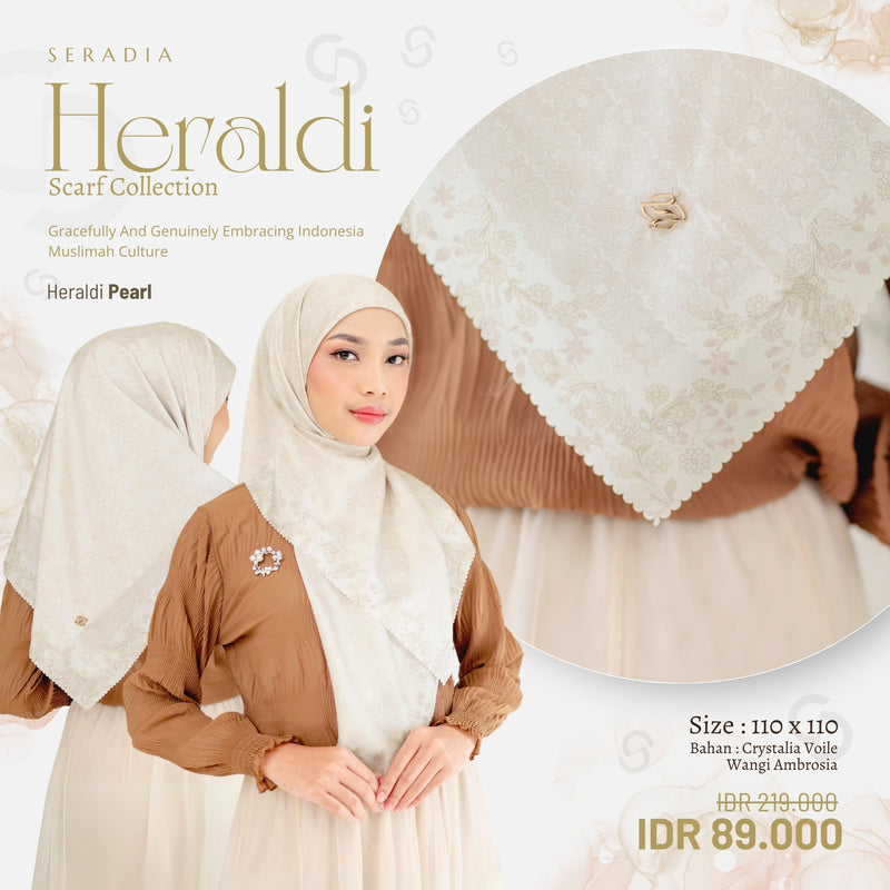 Seradia Hijab Segi Empat Heraldi