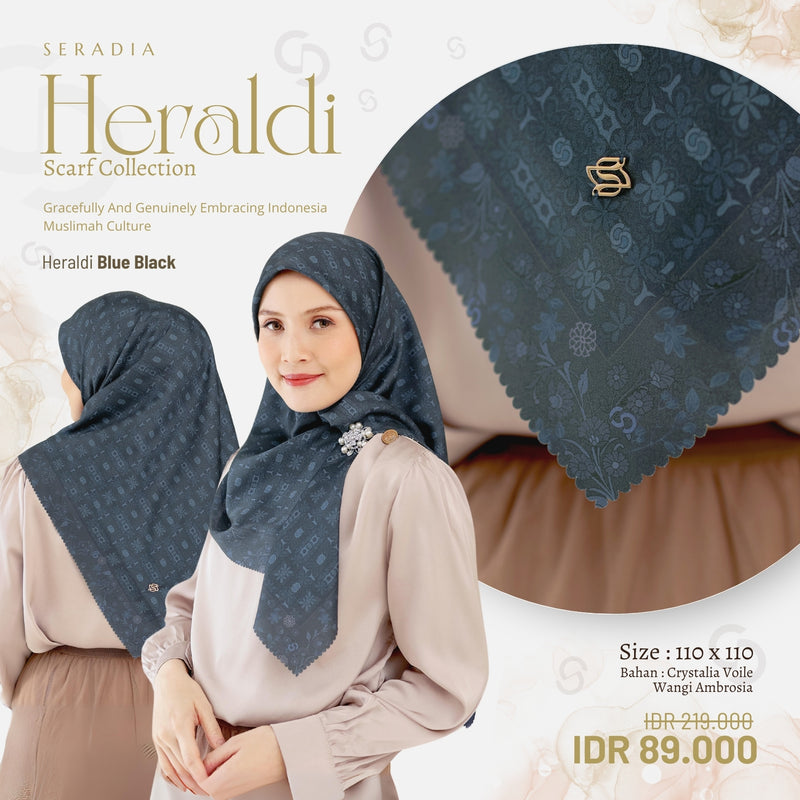 Seradia Hijab Segi Empat Heraldi