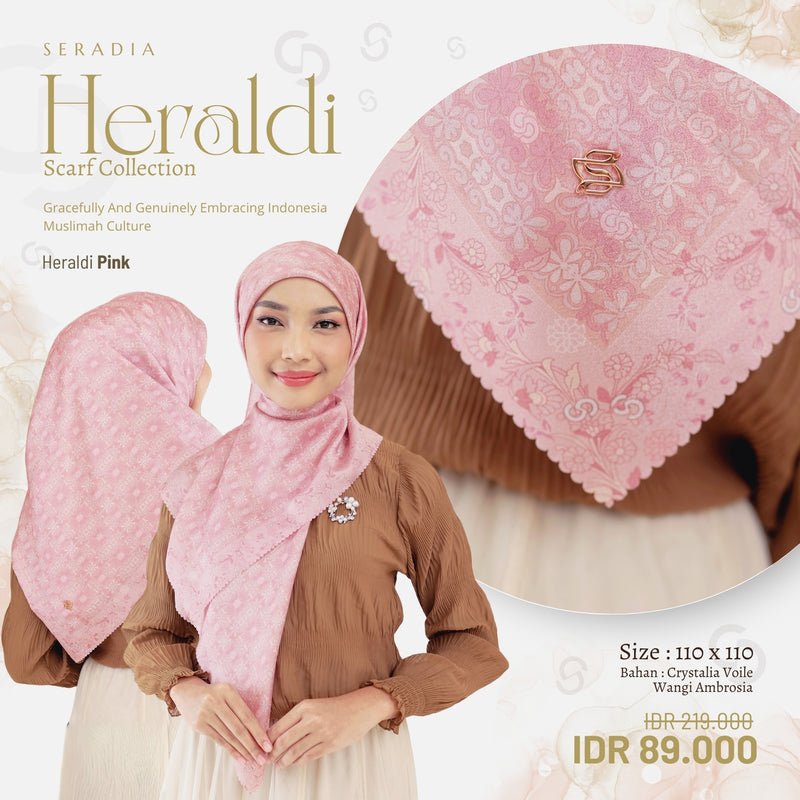 Seradia Hijab Segi Empat Heraldi