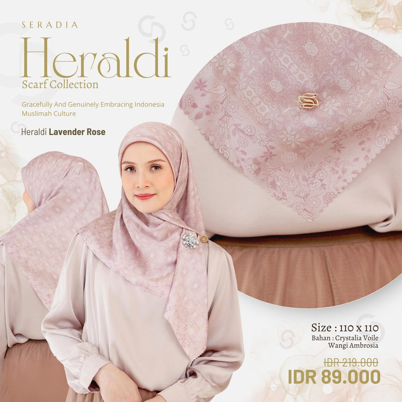 Seradia Hijab Segi Empat Heraldi