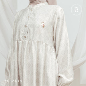 Seradia Anala Dress - Broken White