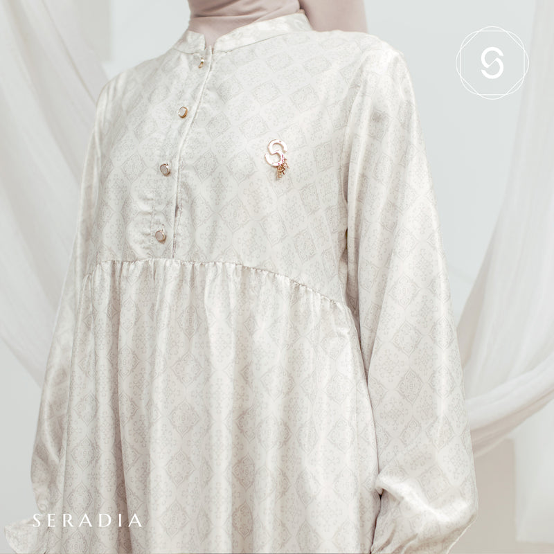 Seradia Anala Dress - Broken White