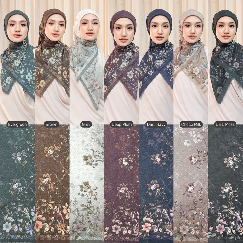 Seradia Hijab Segi Empat Harsha Scarf - Classic Collection