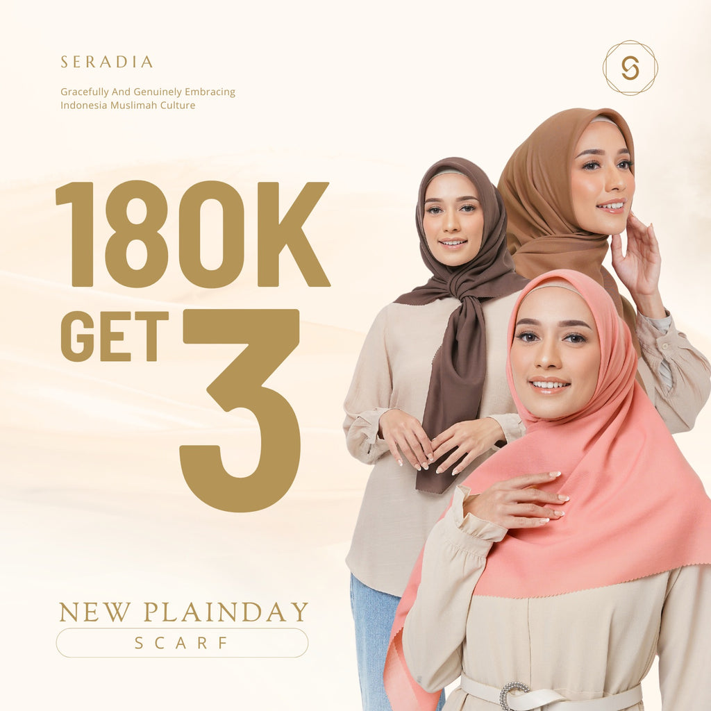 Hijab Segi Empat Plaindayscarf Seradia