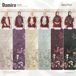 Seradia Hijab Segi Empat Damira Scarf - Timeless Collection