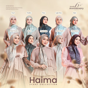 Seradia Hijab - Segi Empat Motif Haima - Classic Collection