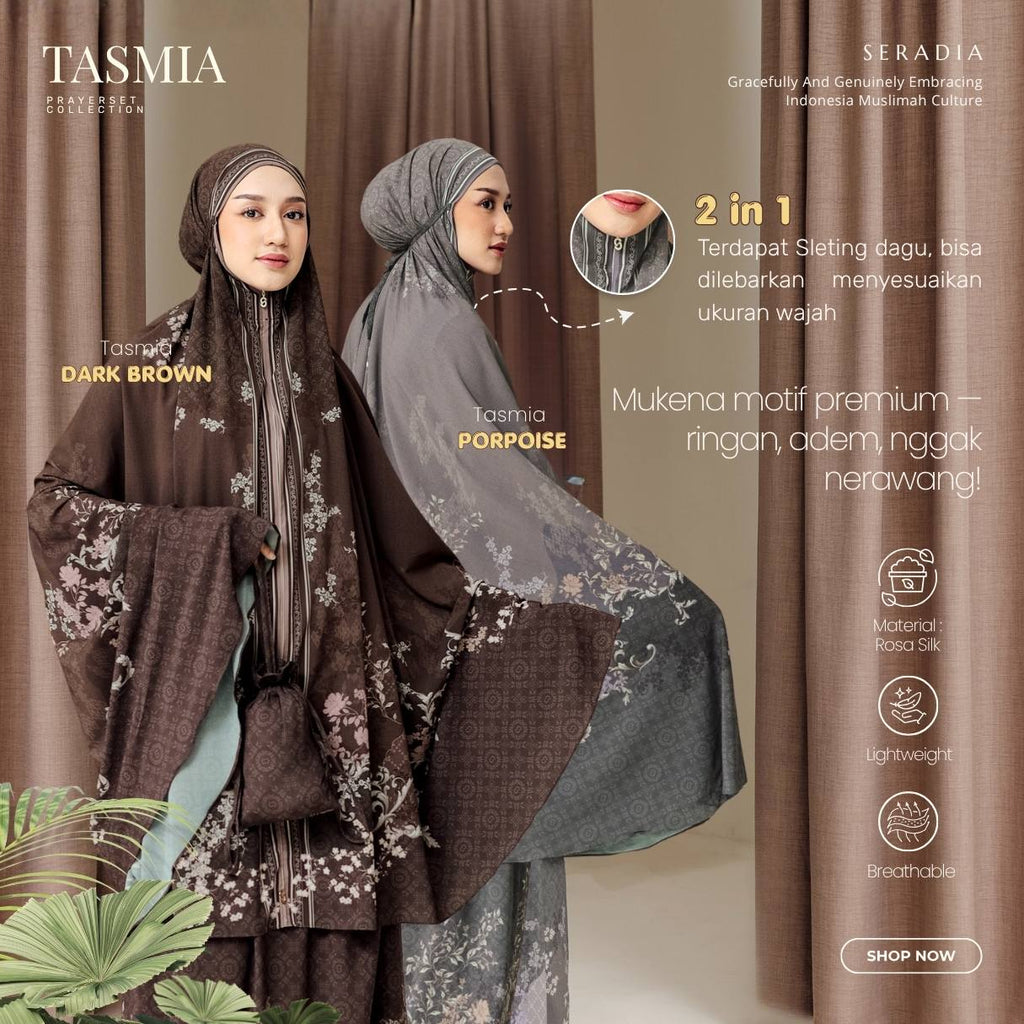 Seradia - Mukena Motif Tasmia 2in1