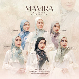 Seradia - Hijab Segi Empat Motif Mavira - Timeless Collection