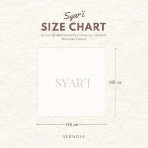 Seradia Hijab Segi Empat Samala - Syar'i Collection Petals of June