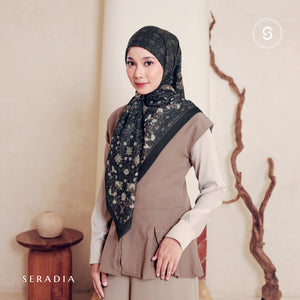 Seradia Hijab - Segi Empat Motif Tenira- Timeless Collection