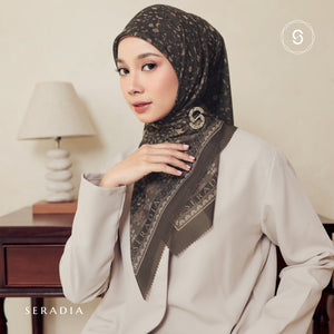 Seradia Hijab - Segi Empat Motif Gimara - Timeless Collection