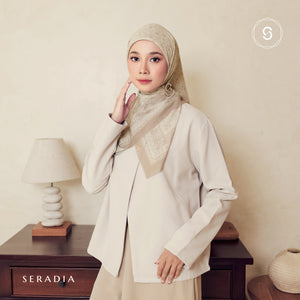 Seradia Hijab - Segi Empat Motif Gimara - Timeless Collection