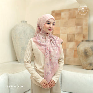 Seradia Hijab - Segi Empat Motif Nesara - Timeless Collection