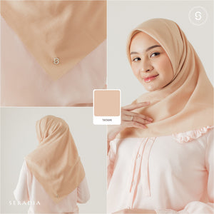 Seradia Hijab - Segi Empat Polos Plainday Scarf Soft Earth Series