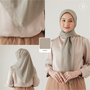 Seradia Hijab - Segi Empat Polos Plainday Scarf Soft Earth Series