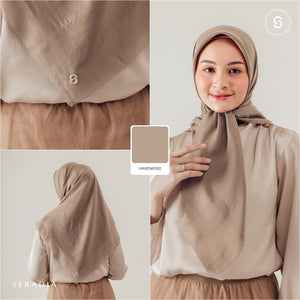 Seradia Hijab - Segi Empat Polos Plainday Scarf Soft Earth Series