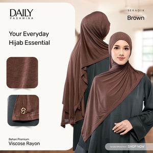 Seradia Hijab Pashmina Polos - Daily Pashmina