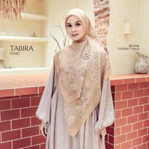 Seradia Hijab - Segi Empat Motif Tabira- Syar'i Collection