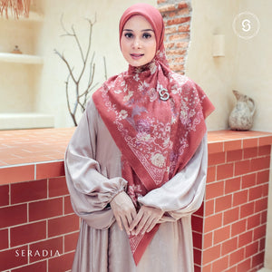 Seradia Hijab - Segi Empat Motif Tabira- Syar'i Collection