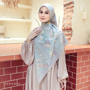 Seradia Hijab - Segi Empat Motif Tabira- Syar'i Collection