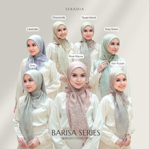 Seradia Hijab - Segi Empat Motif Barisa Timeless Collection