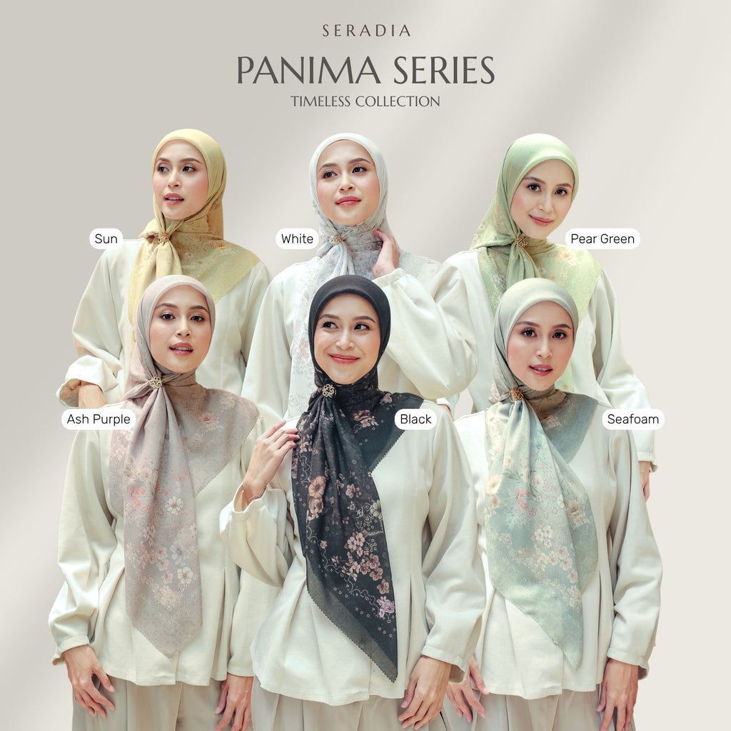 Seradia Hijab - Segi Empat Motif Panima Timeless Collection