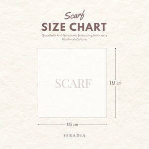Seradia Hijab - Segi Empat Motif Barisa Timeless Collection