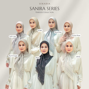 Seradia Hijab - Segi Empat Motif Sanira Timeless Collection