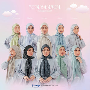 Seradia Hijab Segi Empat Companion Monogram